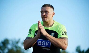 ВИДЕО. Александр Усик поздравил Полесье с завершением первой части сезона