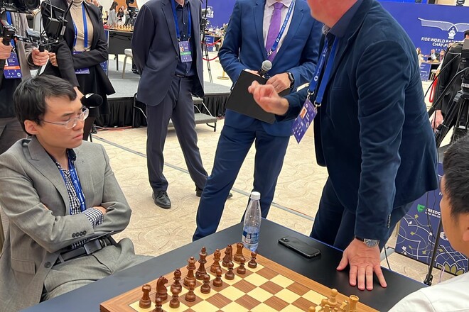 На ЧС-2023 з шахів у бліці 7-й тур було відкладено через апеляцію