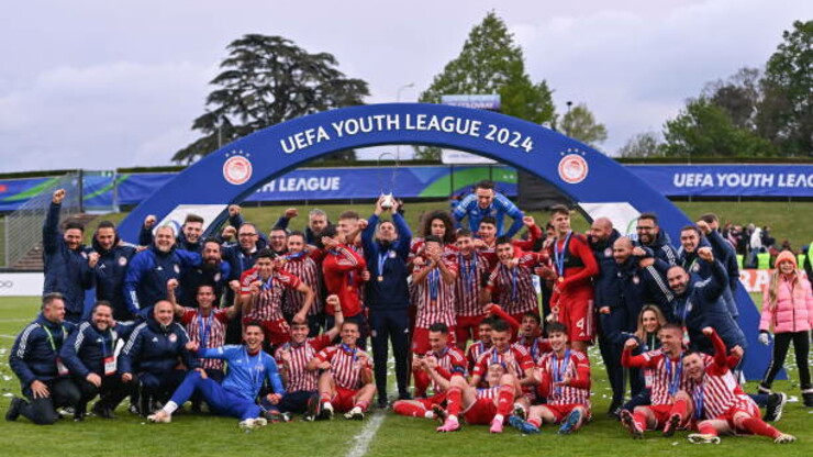 Олимпиакос U-19 разгромил Милан U-19 и стал победителем Юношеской лиги УЕФА