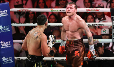 Saul Alvarez - Edgar Berlanga. Knockdown in the 3rd round. Video review of the fight