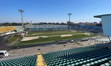 VIDEO. The process is ongoing. Vorskla continues to replace the turf at the home arena