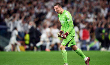 ФОТО. Ликование Реала с Луниным после выхода в финал Лиги чемпионов