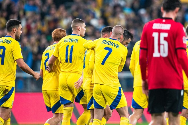 Україна – Грузія – 1:0. Супергол Мудрика і перша перемога в ЛН! Відеоогляд