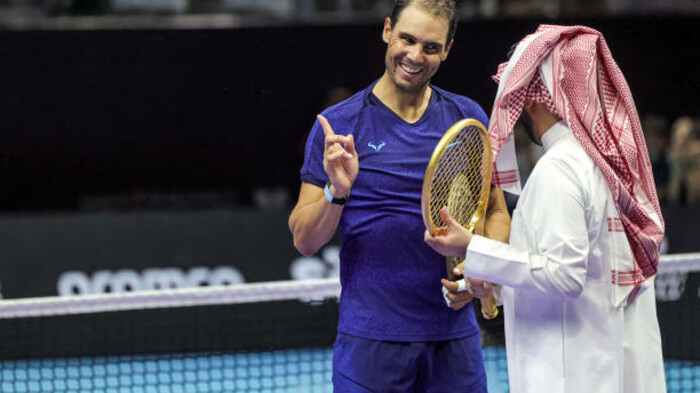 ФОТО. Ось скільки коштує золота ракетка Рафаеля Надаля. Сума вражає!