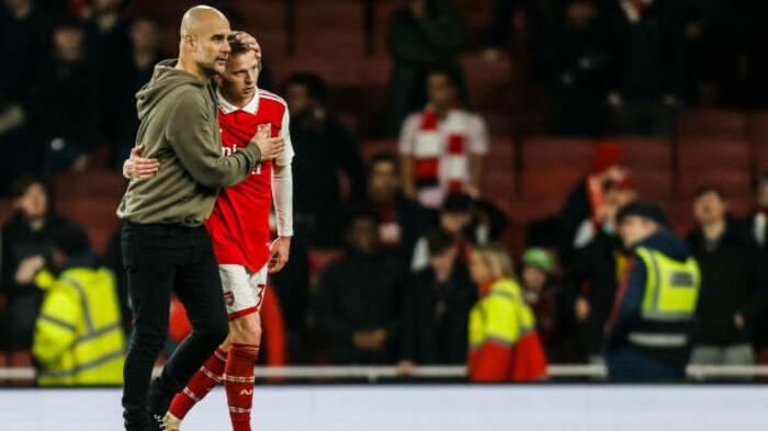 ФОТО. Вот почему Гвардиола окончил тренировку из-за слов Зинченко