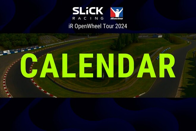 Календар Open Wheel Tour 2024: легендарні траси iRacing та різні боліди