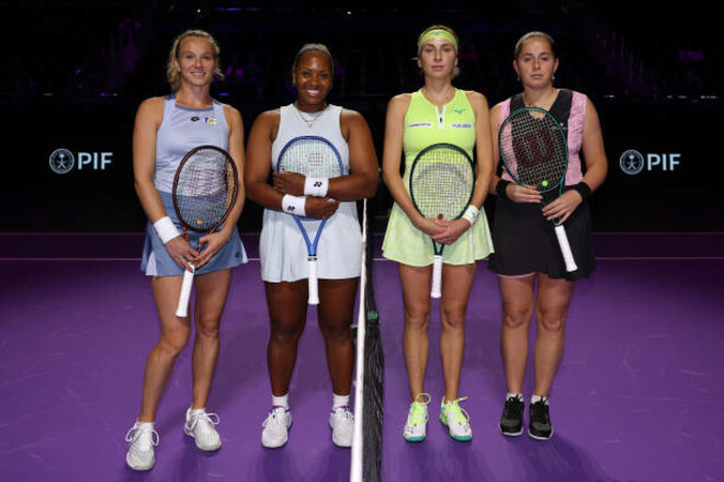 Видеообзор матча на WTA Finals Киченок / Остапенко – Синякова / Таунсенд