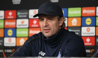 Shovkovsky explained why Dynamo lost 0:4 to Hungarians in the Europa League