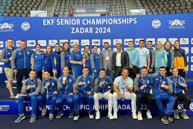 Украинские спортсмены взяли 3 бронзовых медали на ЧЕ по карате
