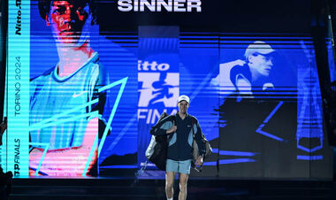 Thrown overboard. Sinner dealt with Medvedev in two sets at the ATP Finals