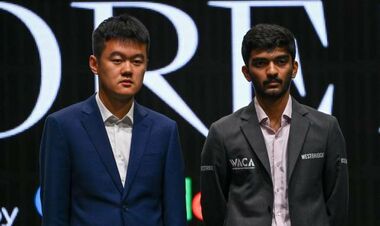 The opening match for the title of world chess champion took place in Singapore