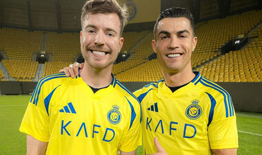 ФОТО. Зірковий гість Роналду – на стадіоні Аль-Насра. Вийшло епічно