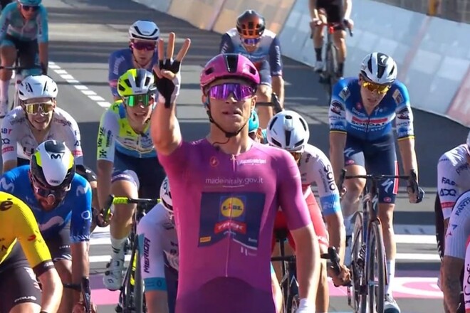 Джиро д'Італія. Третя перемога Джонатана Мілана