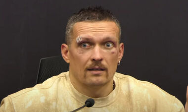 ФОТО. Как выглядит Усик после боя с Фьюри и новости о переломе челюсти