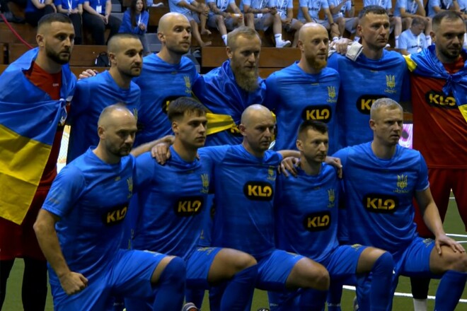 Україна з впевненої перемоги над Англією стартувала на ЧЄ з міні-футболу