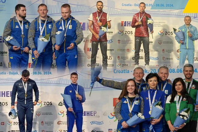 Українські спортсмени здобули ще 5 нагород на ЧЄ-2024 з кульової стрільби