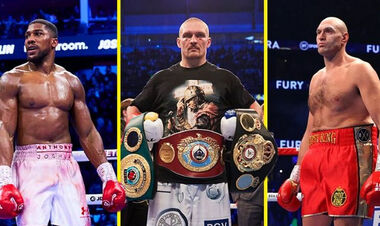 Александр Усик в забавной форме сравнил Тайсона Фьюри и Энтони Джошуа