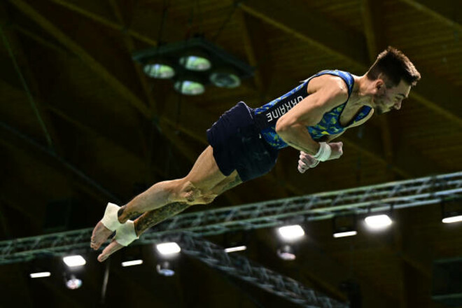 Назар Чепурной завоевал бронзу в опорном прыжке на ЧЕ-2023 в Италии