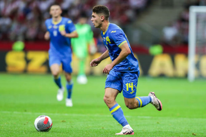 Судаков оформил гол и два ассиста в контрольном матче сборной Украины