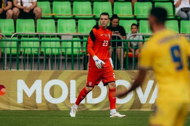 Лунін оцінив розгромну перемогу збірної України у матчі проти Молдови
