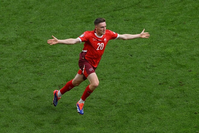 ВИДЕО. Красивый гол Швейцарии в матче Евро-2024