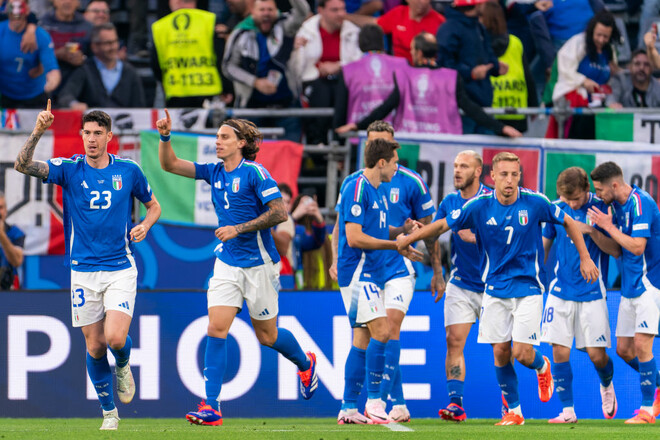 Италия стала автором одной из самых быстрых волевых побед в истории Euro
