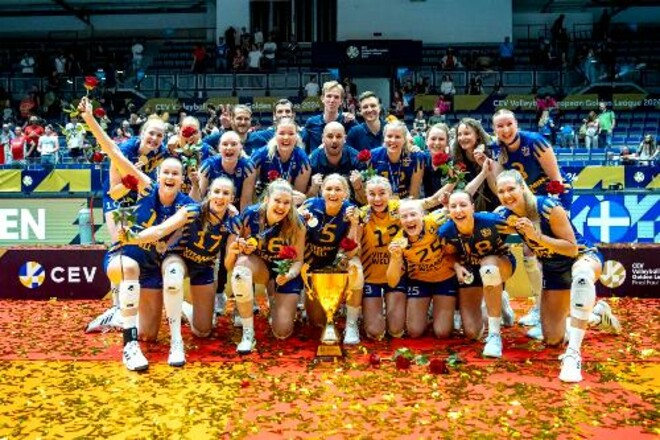 В женской Золотой Евролиге победила сборная Швеции