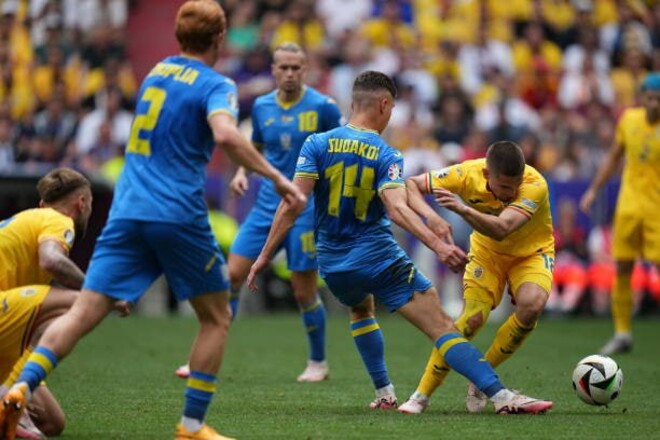 Сборная Украины установила статистический рекорд в матче с Румынией