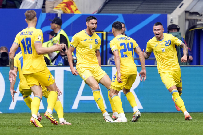 Сборная Украины, обыграв Словакию, отпраздновала два волевых юбилея