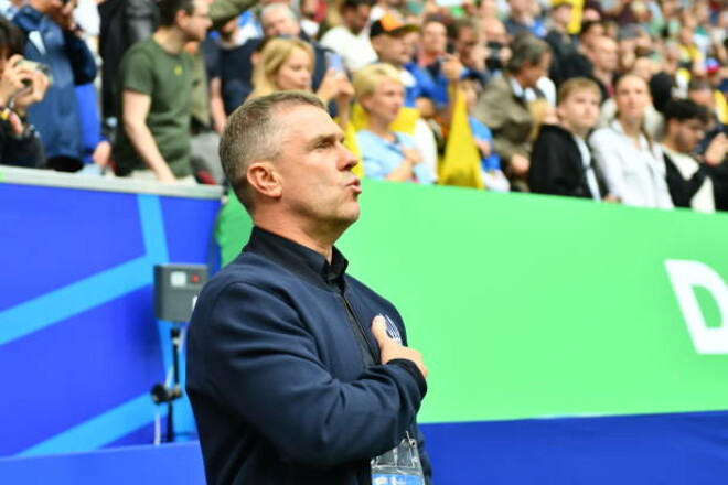 ВІДЕО. Шалені емоції Реброва після голів України у матчі зі Словаччиною