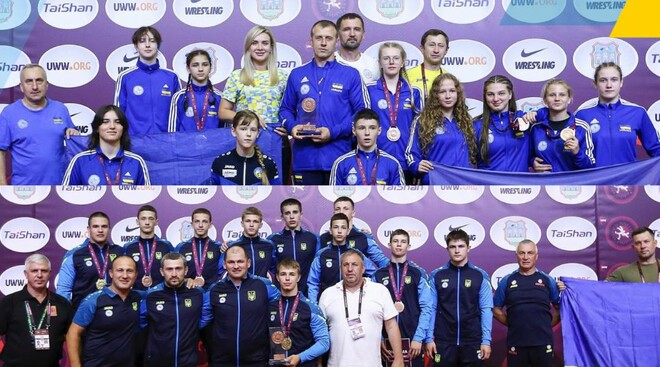 Украинские спортсмены завоевали 13 медалей на ЧЕ-2024 по борьбе U-17