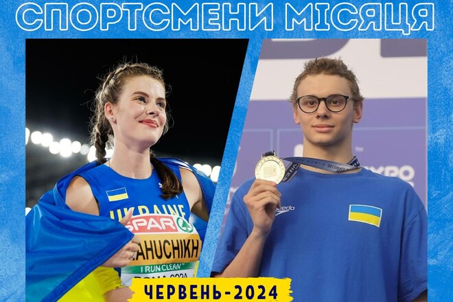 Магучіх та Желтяков названі найкращими спортсменами червня 2024 року
