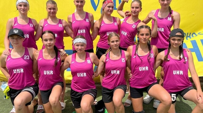 Пляжный гандбол. Женская сборная Украины выиграла оба матча Евро-2024 U-16