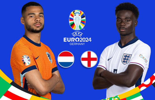 Где смотреть онлайн матч 1/2 финала Евро-2024 Нидерланды – Англия