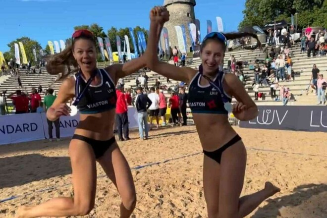 Українки здобули срібло у турнірі з пляжного волейболу в Естонії