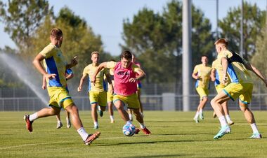 ФОТО. Идет подготовка к Олимпиаде. Тренировка сборной Украины U-23