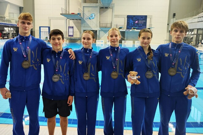 Юні українські стрибуни у воду взяли ще 4 медалі на ЧЄ-2024