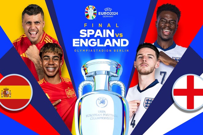 Где смотреть онлайн финал Евро-2024 Испания – Англия