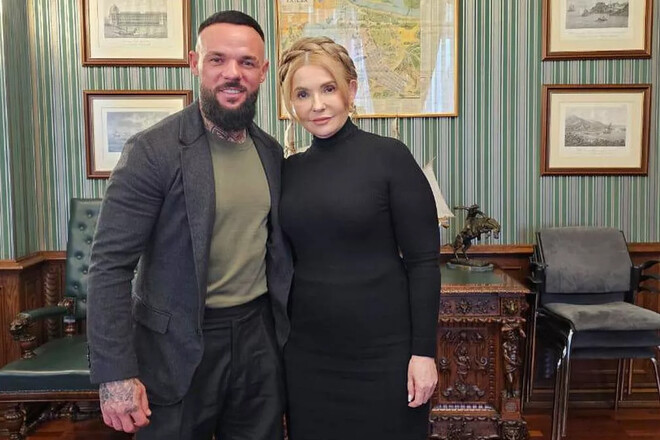 Экс-защитник сборной Украины встретился с Тимошенко. Пойдет в политику?
