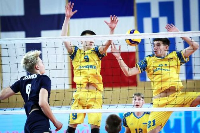 Пятое поражение подряд украинских волейболистов на Евро U-18
