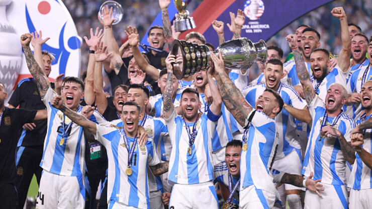 Стало известно, сколько заработала Аргентина за титул на Копа Америка 2024