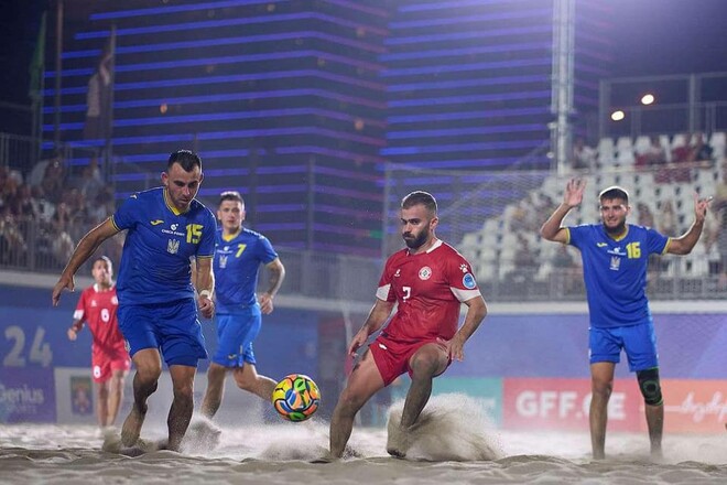 Україна – ОАЕ. Фінал Євроліги з пляжного футболу. Дивитися онлайн LIVE