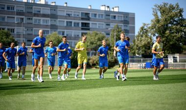 ФОТО. Сборная Украины U-23 провела восстановительную тренировку