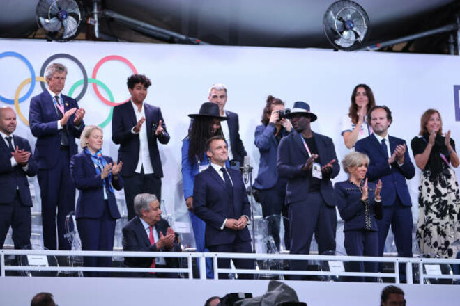 ФОТО. Президент Франции Макрон объявил Олимпийские игры открытыми