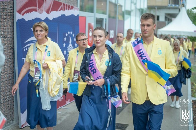 ФОТО. Українські спортсмени взяли участь у відкритті ОІ-2024 у Парижі