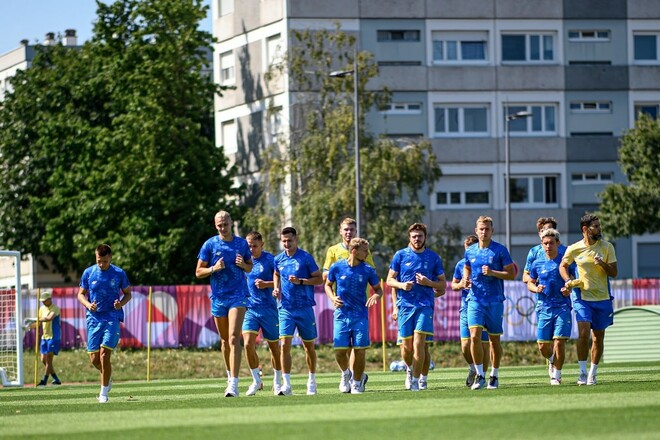 ФОТО. Как сборная Украины U23 готовилась к матчу против Марокко U23 на ОИ
