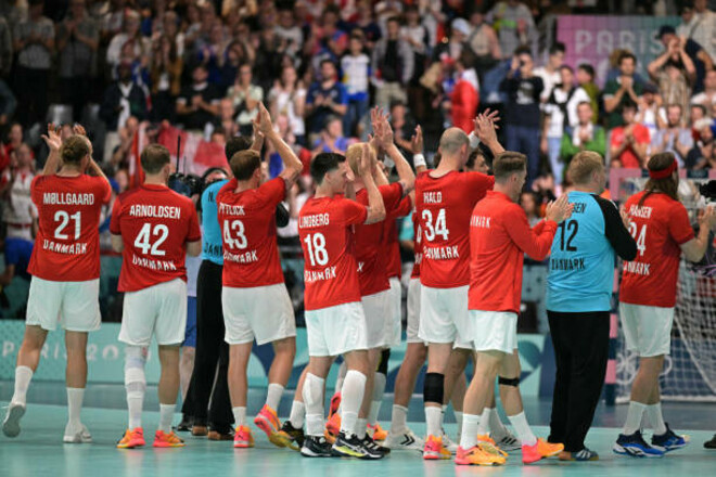 Сборная Дании обыграла Францию в гандбольном турнире ОИ-2024