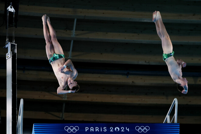 Середа и Болюх не взяли медаль в синхронных прыжках с 10-метровой вышки