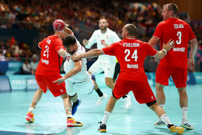 Норвегія переграла Угорщину у чоловічому гандбольному турнірі ОІ-2024