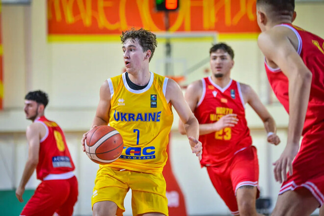 Баскетбольна збірна України U-18 зазнала поразки від Північної Македонії